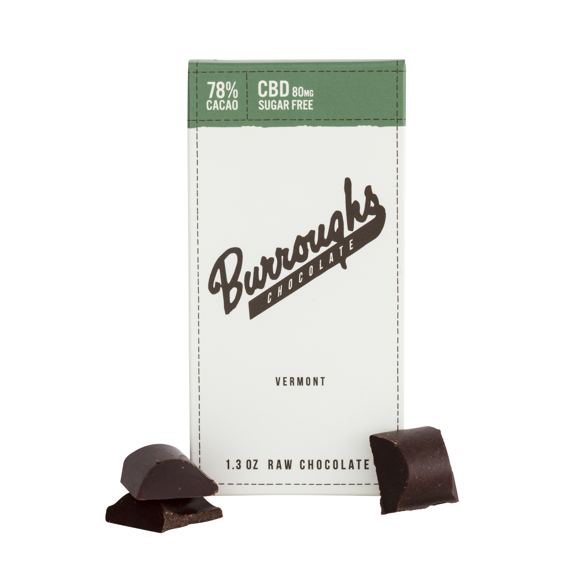 Burroughs CBD Chocolate Green Mountain Hemp Company