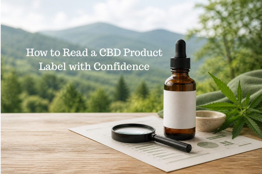 read a CBD product label