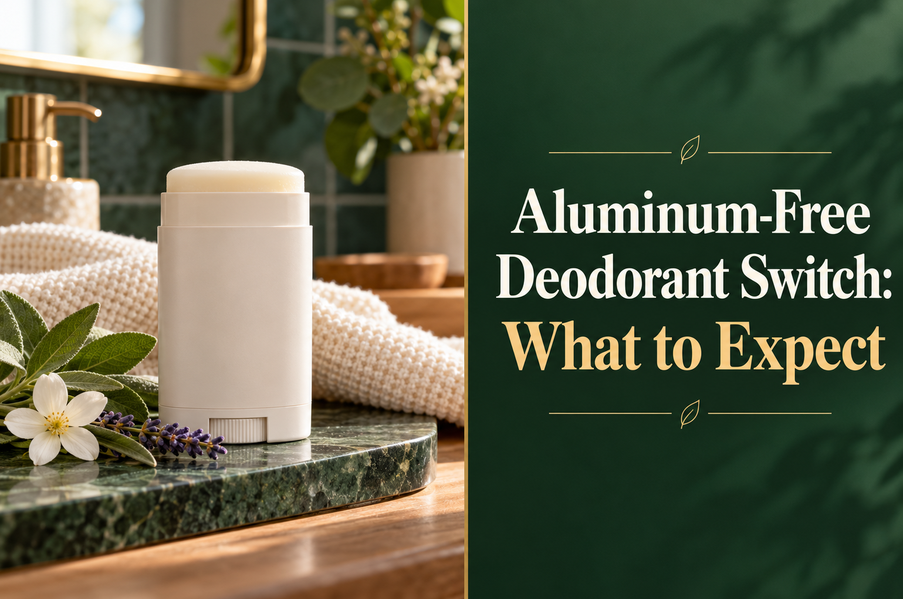 Aluminum-free deodorant switch