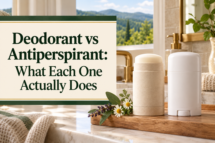 Deodorant vs Antiperspirant